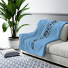 Blue Sherpa Fleece Blanket