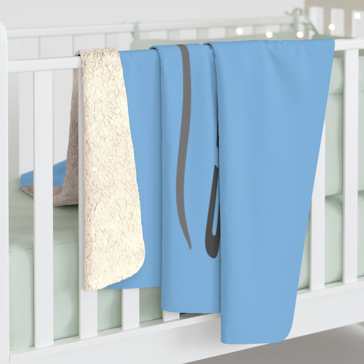 Blue Sherpa Fleece Blanket